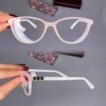 عینک فریم کائوچویی گربه ای    010101846