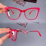 عینک فریم کائوچویی گربه ای    010101847