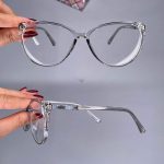 عینک فریم کائوچویی گربه ای    010101851