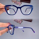 عینک فریم کائوچویی گربه ای    010101852