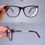 عینک فریم کائوچویی گربه ای    010101859