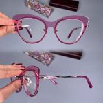 عینک فریم کائوچویی گربه ای    010101938