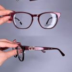 عینک فریم کائوچویی گربه ای ضخیم     010101985