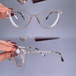 عینک فریم کائوچویی گربه ای   010101954