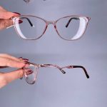 عینک فریم کائوچویی گربه ای    010101983