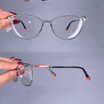 عینک فریم کائوچویی گربه ای    010101984