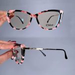 عینک فریم کائوچویی گربه ای     010101992