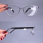 عینک فریم کائوچویی گربه ای     010101995