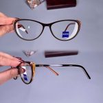 عینک فریم کائوچویی گربه ای      010102000