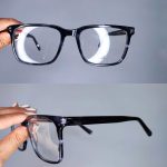 عینک فریم کائوچویی زاویه دار سایز بزرگ       010102063