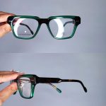 عینک فریم کائوچویی زاویه دار ضخیم        010102067