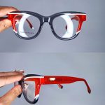 عینک فریم کائوچویی گربه ای ضخیم     010102070