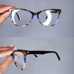 عینک فریم کائوچویی گربه ای چندرنگ     010102076