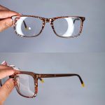 عینک فریم کائوچویی مستطیلی پلنگی   010102084