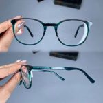 عینک فریم کائوچویی زاویه دار مربعی      010102036