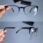 عینک فریم کائوچویی زاویه دار مربعی      010102038