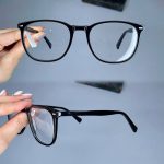 عینک فریم کائوچویی زاویه دار مربعی     010102039