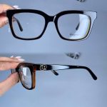 عینک فریم کائوچویی زاویه دار ضخیم     010102041