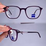 عینک فریم کائوچویی زاویه دار مربعی    010102021