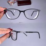 عینک فریم کائوچویی گربه ای مشکی     010102056