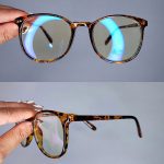 عینک فریم کائوچویی زاویه دار پلنگی     010102140