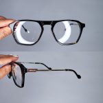 عینک فریم کائوچویی زاویه دار پلنگی    010102128