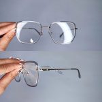 عینک فریم ترکیب کائوچو فلز زاویه دار    010102148