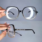 عینک فریم کائوچویی زاویه دار       010102149