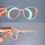 عینک فریم کائوچویی گرد ضخیم      010102155