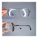 عینک ترکیب کائوچو فلز دوپل زاویه دار     010102198