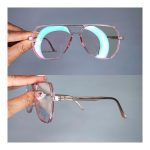 عینک فریم کائوچویی دوپل زاویه دار      010102206