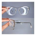 عینک ترکیب کائوچو فلز گربه ای شفاف       010102207