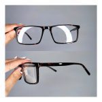 عینک فریم کائوچویی مستطیلی پلنگی      010102218