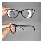 عینک فریم کائوچویی گربه ای پلنگی    010102224
