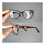 عینک فریم کائوچویی گربه ای پلنگی     010102234