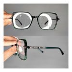 عینک فریم کائوچویی زاویه دار مربع      010102237