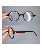 عینک فریم کائوچویی زاویه دار پلنگی    010101663 - Image 3