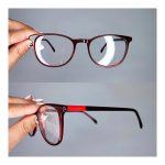 عینک فریم کائوچویی زاویه دار      010102266