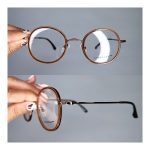 عینک ترکیب کائوچو فلز گرد     010102267