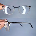 عینک فریم فلزی مستطیلی     010102393