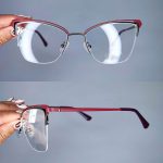 عینک نیم فریم فلزی گربه ای     010102398