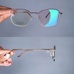 عینک فریم فلزی گربه ای     010102412