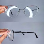 عینک فریم فلزی گربه ای     010102414