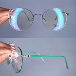 عینک فریم فلزی گرد    010102420