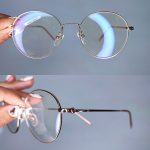 عینک فریم فلزی گرد      010102421