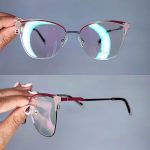 عینک فریم فلزی گربه ای        010102434