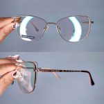 عینک فریم فلزی گربه ای      010102435