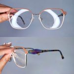 عینک فریم فلزی گربه ای      010102437