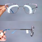 عینک فریم فلزی گربه ای     010102438