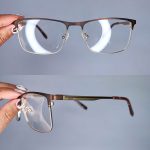 عینک فریم فلزی مستطیلی     010102441